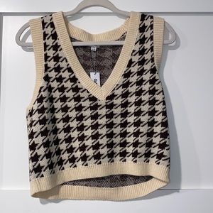 Herringbone Sweatervest